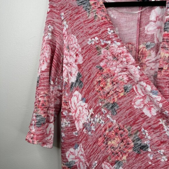 Torrid Floral long line open front cardigan size 00/10 med large - Picture 8 of 9